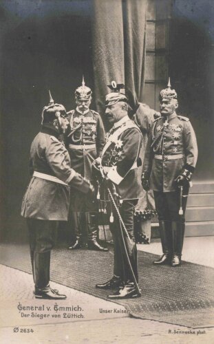 1. Weltkrieg Ansichtskarte "General von Emmich"