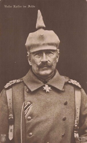 1. Weltkrieg Ansichtskarte "Unser Kaiser im Felde"