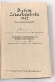 "Deutscher Luftwaffenkalendar 1942", DIN A6, ca. 330 Seiten