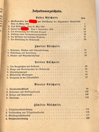 "Der Dienstunterricht in der Luftwaffe" Jahrgang 1940, 286 Seiten, DIN A5
