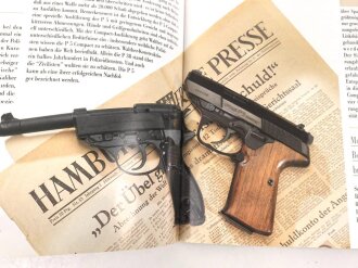 Werbebroschüre und Produkt Katalog "Walther" anlässlich des 100 jährigen Bestehens 1886-1986, DIN A4 mit 46 Seiten