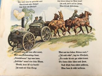 Kinderbuch "Hurra die Reichswehr!" stark gebraucht, datiert 1934
