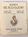 Kinderbuch "Hurra die Reichswehr!" stark gebraucht, datiert 1934
