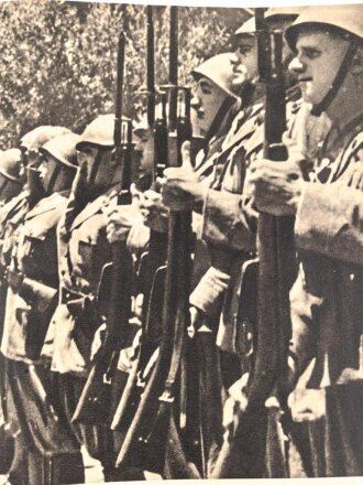 "Kreta- Sieg der Kühnsten" vom Heldenkampf der Fallschirmjäger. Bildband von 1942, stark gebraucht