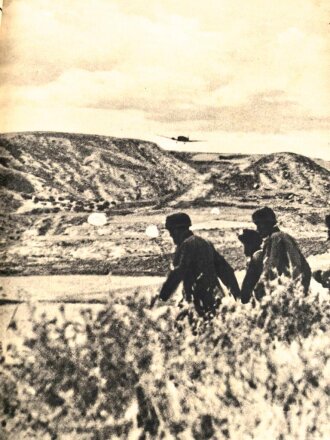 "Kreta- Sieg der Kühnsten" vom Heldenkampf der Fallschirmjäger. Bildband von 1942, stark gebraucht