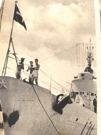 "Kreta- Sieg der Kühnsten" vom Heldenkampf der Fallschirmjäger. Bildband von 1942, stark gebraucht