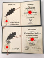 N.S. Reichsbund für Leibesübungen, Vier Anerkennungs Urkunden einer Frau aus Nürtingen, 1940-44