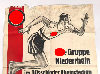 Plakat der SA Gruppe Niederrhein "Leichtathletik u....