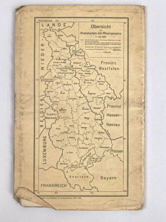 Reichskarte, Kreis Bitburg