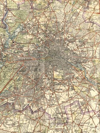 Reichskarte, Umgebung von Berlin
