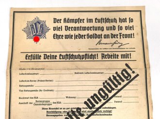 RLB Reichsluftschutzbund Landesgruppe Rheinland,...