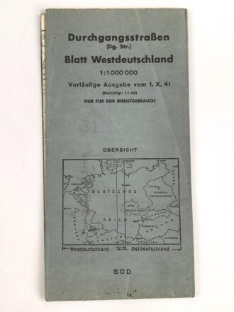 Nur für den Dienstgebrauch: Durchgangsstraßen...