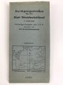 Nur für den Dienstgebrauch: Durchgangsstraßen Blatt Westdeutschland, Vorläufige Ausgabe 1941