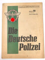 "Die Deutsche Polizei" Nummer 20, 15. Oktober 1943