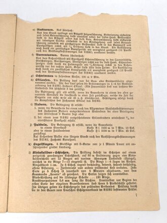 Das Reichssportabzeichen, Bestimmungen für Frauen, DIN A5