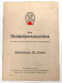 Das Reichssportabzeichen, Bestimmungen für Frauen, DIN A5