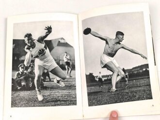 Max Schirner " Um den Sportrekord" "Deutsche Meisteraufnahmen um den Sportrekord" 1936 mit 25 Seiten