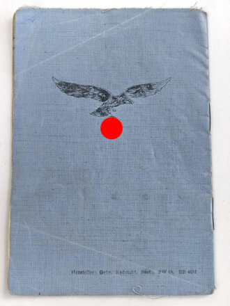 Militär Flugzeugführerschein  ausgestellt 1939