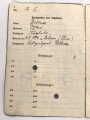 Militär Flugzeugführerschein  ausgestellt 1939