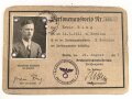 Reichsluftfahrtministerium, Forschungsdienststelle Breslau, Personenausweis datiert 1937, entnazifiziert