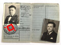 Technische Nothilfe, Ausweis eines Nothelfers aus Vietigheim, Eintrittdatum 1934, extra Bild beiliegend