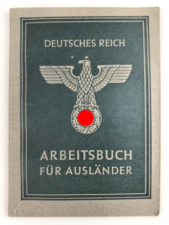 Arbeitsbuch für Ausländer eines Mannes aus...