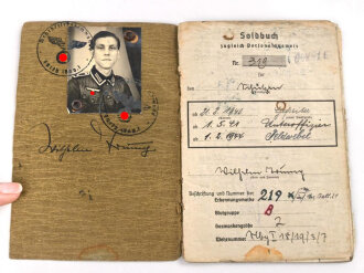 Soldbuch Heer, ausgestellt 7.9.1939 bei Infanterie Ersatz Btl. 21