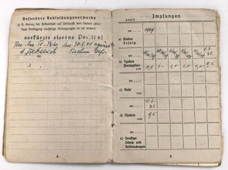 Soldbuch Heer, ausgestellt 7.9.1939 bei Infanterie Ersatz Btl. 21