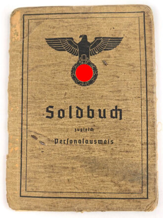 Soldbuch Heer, ausgestellt 10.12.1940 bei Inf. Pz. Jäg. Ers, Komp 17 Coburg