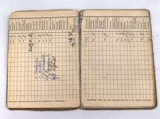 Soldbuch Heer, ausgestellt 10.12.1940 bei Inf. Pz. Jäg. Ers, Komp 17 Coburg