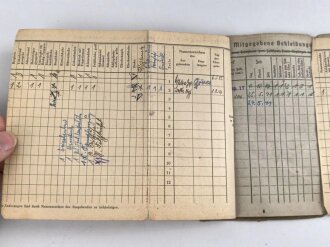 Soldbuch Heer, ausgestellt 10.12.1940 bei Inf. Pz. Jäg. Ers, Komp 17 Coburg
