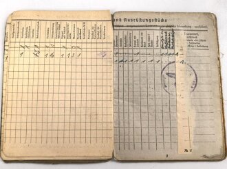 Soldbuch Heer, ausgestellt 10.12.1940 bei Inf. Pz. Jäg. Ers, Komp 17 Coburg