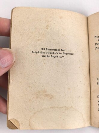 Katholisches Feldgesangbuch, 95 Seiten, Kleinformat,...