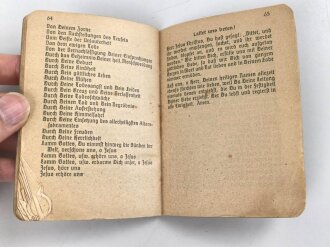 Katholisches Feldgesangbuch, 95 Seiten, Kleinformat, gebraucht, datiert 1939