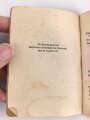 Katholisches Feldgesangbuch, 95 Seiten, Kleinformat, gebraucht, datiert 1939