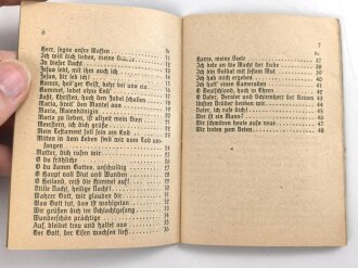 Katholisches Feldgesangbuch, 95 Seiten, Kleinformat, gebraucht, datiert 1939