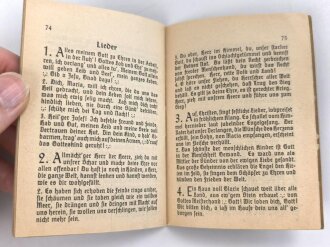 Katholisches Feldgesangbuch, 95 Seiten, Kleinformat, gebraucht, datiert 1939
