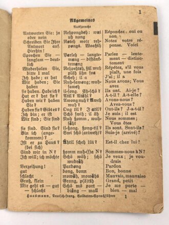 1. Weltkrieg, "Deutsch - französischer...