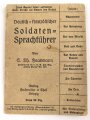 1. Weltkrieg, "Deutsch - französischer Soldaten-Sprachführer", Haasmann, 33 Seiten, gebraucht