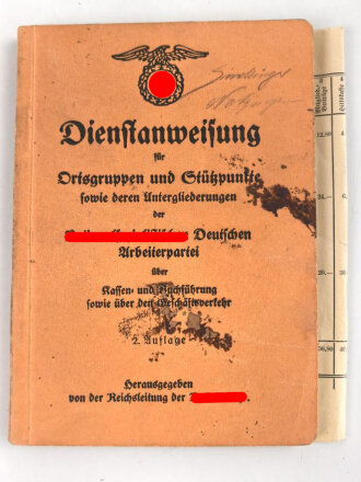 Dienstanweisung für Ortsgruppen und Stützpunkte...