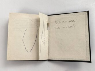 "Feldartillerietabellen für Kanonenbatterien, Anhang Schießregeln" datiert 1911, 44 Seiten, gebraucht, DIN A6
