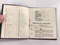 "Feldartillerietabellen für Kanonenbatterien, Anhang Schießregeln" datiert 1911, 44 Seiten, gebraucht, DIN A6