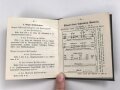 "Feldartillerietabellen für Kanonenbatterien, Anhang Schießregeln" datiert 1911, 44 Seiten, gebraucht, DIN A6