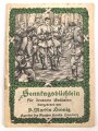 1. Weltkrieg "Sonntagsbüchlein für deutsche Soldaten" 31 Seiten, DIN A6