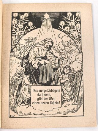 1. Weltkrieg, Heft "1915 Heilige Nacht auf ferner Wacht" 32 Seiten, DIN A6