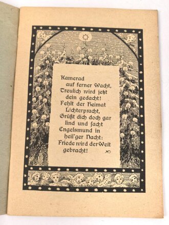 1. Weltkrieg, Heft "1914 Heilige Nacht auf ferner...