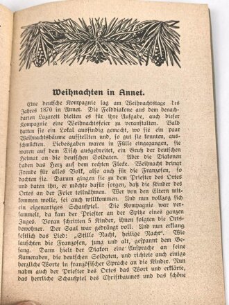 1. Weltkrieg, Heft "1914 Heilige Nacht auf ferner Wacht" 32 Seiten, DIN A6