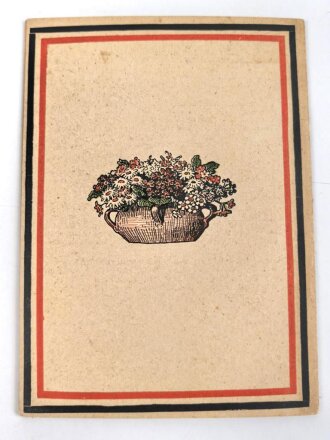 1. Weltkrieg, Heft "Schmücket das Fest mit Maien!" Pfingsten 1916, 32 Seiten, DIN A6