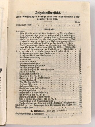 "Kriegs Jahrbuch 1915" DIN A6, lediglich ein...