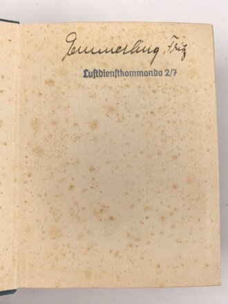 "Taschenkalender für die Luftwaffe 1940/41" 1304 Seiten DIN A6